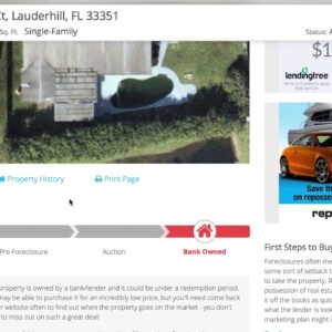 How to search for foreclosures on Foreclosure.com - Listing Type help video